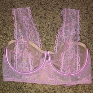 Victoria secret underwire bow bralette